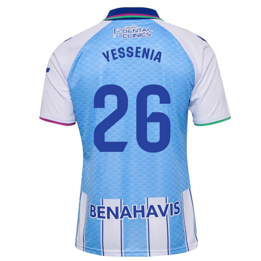 Danxen Kvinnor Yessenia Alcaide Martin #26 Djup Himmelsblå Vit Hemmatröja Matchtröjor 2026/27 Tröjor T-Tröja