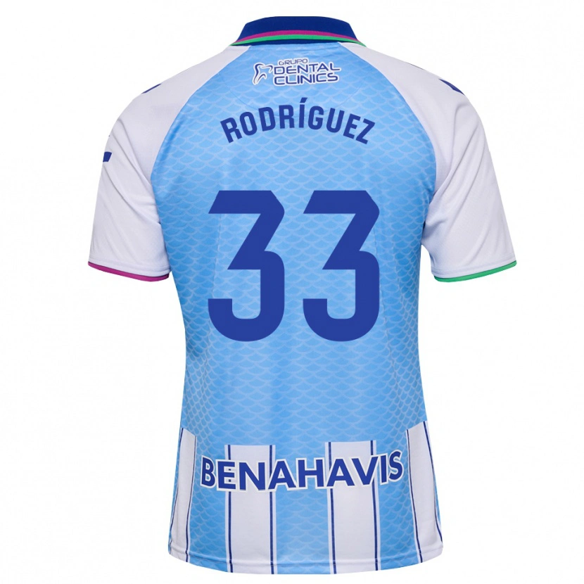 Danxen Kvinnor Alfonso Rodríguez #33 Djup Himmelsblå Vit Hemmatröja Matchtröjor 2026/27 Tröjor T-Tröja