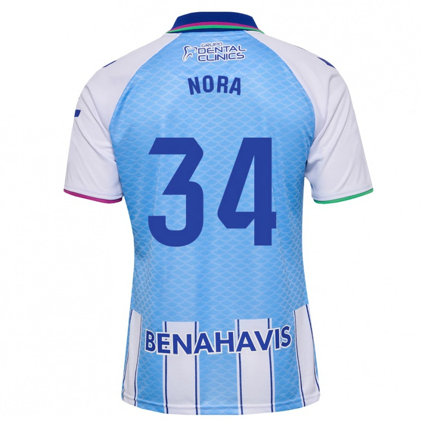 Danxen Kvinnor Nora #34 Djup Himmelsblå Vit Hemmatröja Matchtröjor 2026/27 Tröjor T-Tröja
