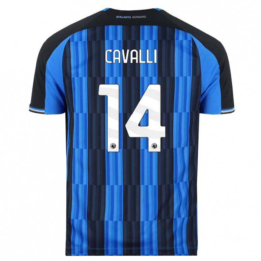 Danxen Kvinnor Tommaso Cavalli #14 Blå Svart Röd Hemmatröja Matchtröjor 2026/27 Tröjor T-Tröja