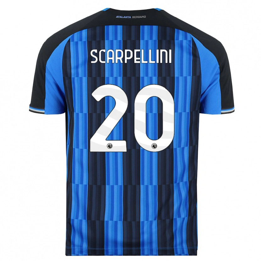Danxen Kvinnor Andrea Scarpellini #20 Blå Svart Röd Hemmatröja Matchtröjor 2026/27 Tröjor T-Tröja
