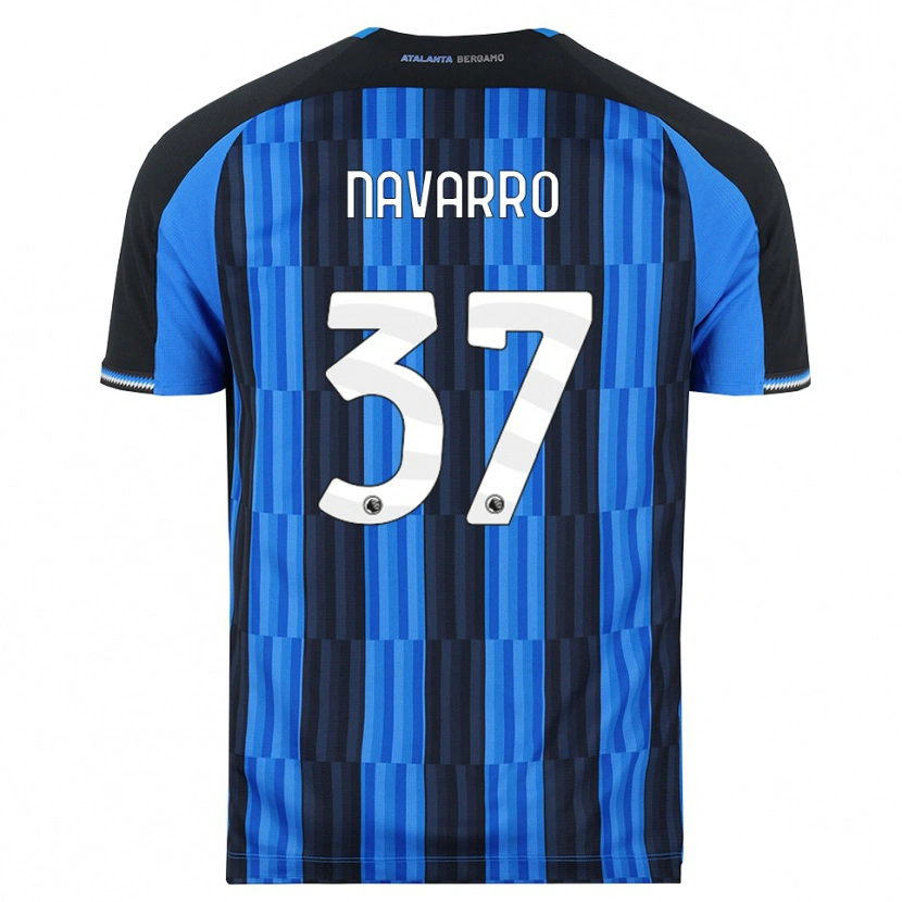 Danxen Kvinnor Albert Navarro #37 Blå Svart Röd Hemmatröja Matchtröjor 2026/27 Tröjor T-Tröja