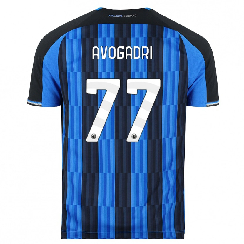 Danxen Kvinnor Lorenzo Avogadri #77 Blå Svart Röd Hemmatröja Matchtröjor 2026/27 Tröjor T-Tröja
