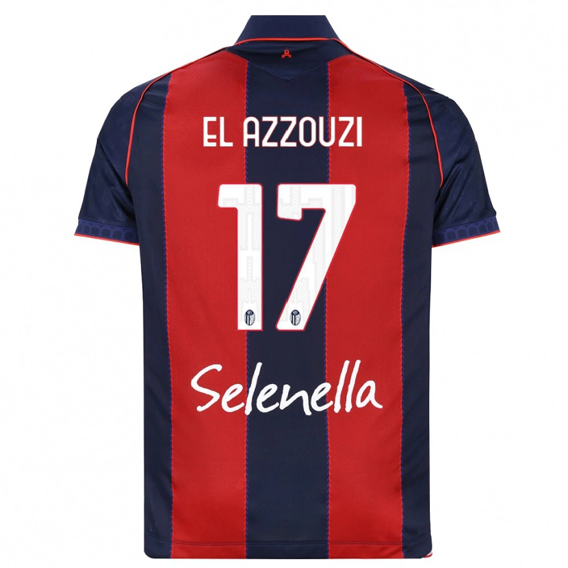 Danxen Kvinnor Oussama El Azzouzi #17 Kunglig Blå Röd Vit Hemmatröja Matchtröjor 2026/27 Tröjor T-Tröja