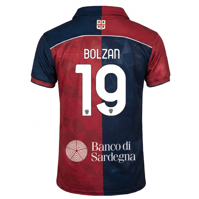 Danxen Kvinnor Alessandro Bolzan #19 Burgundy Kunglig Blå Hemmatröja Matchtröjor 2026/27 Tröjor T-Tröja