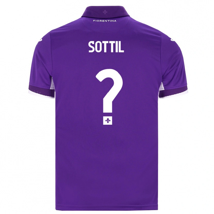 Danxen Kvinnor Riccardo Sottil #0 Lila Vit Rosa Hemmatröja Matchtröjor 2026/27 Tröjor T-Tröja