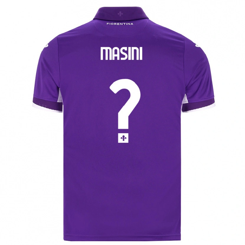 Danxen Kvinnor Mattia Masini #0 Lila Vit Rosa Hemmatröja Matchtröjor 2026/27 Tröjor T-Tröja