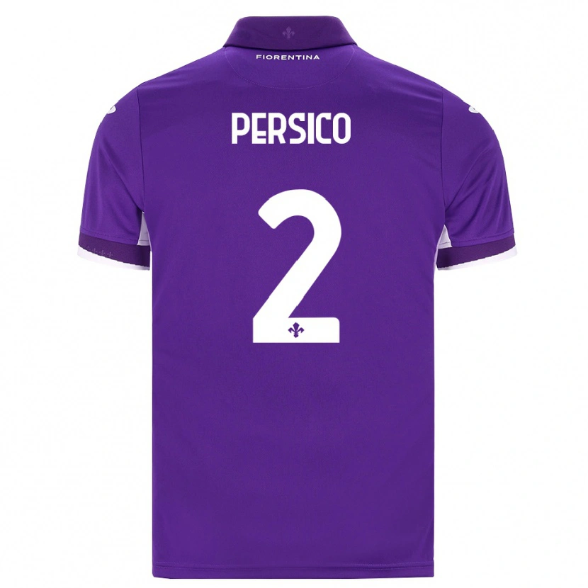 Danxen Kvinnor Daniele Persico #2 Lila Vit Rosa Hemmatröja Matchtröjor 2026/27 Tröjor T-Tröja