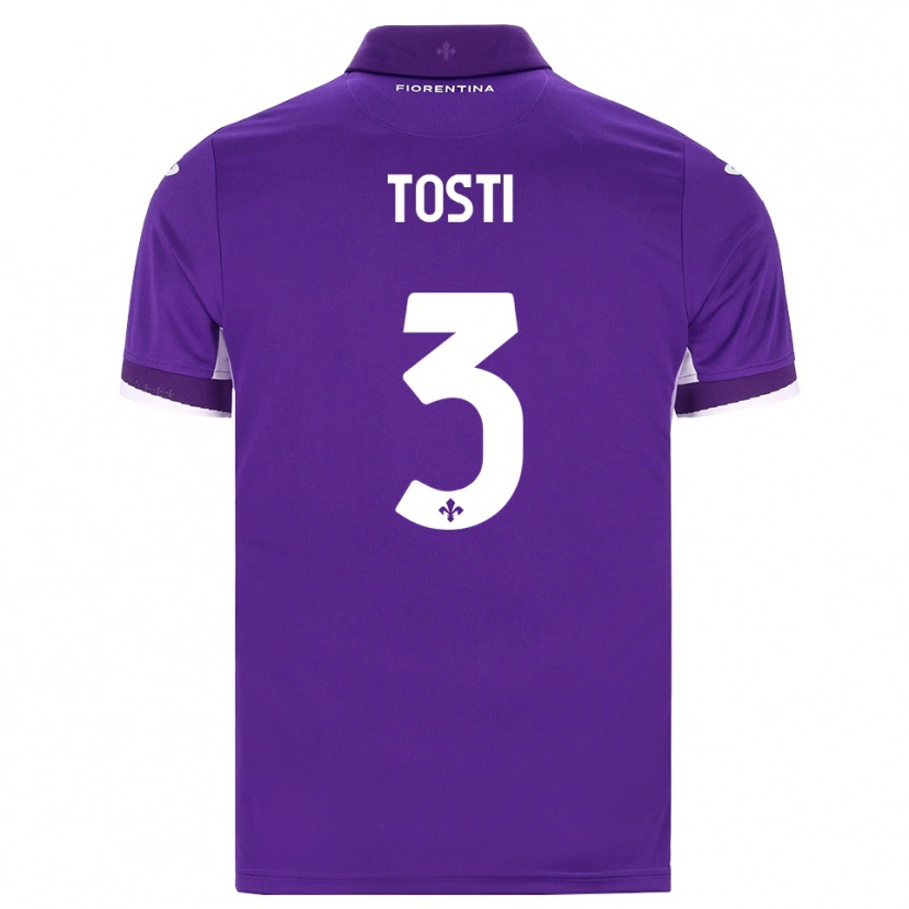 Danxen Kvinnor Tommaso Tosti #3 Lila Vit Rosa Hemmatröja Matchtröjor 2026/27 Tröjor T-Tröja