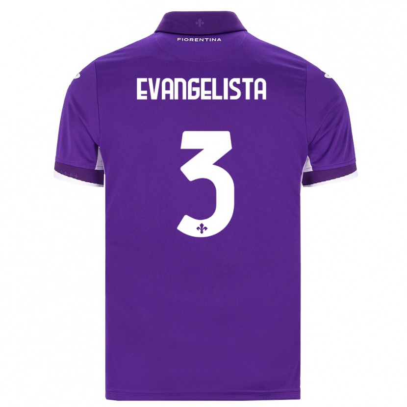 Danxen Kvinnor Carlo Evangelista #3 Lila Vit Rosa Hemmatröja Matchtröjor 2026/27 Tröjor T-Tröja