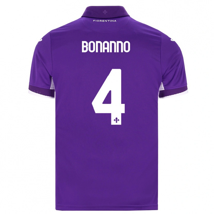 Danxen Kvinnor Piergiorgio Bonanno #4 Lila Vit Rosa Hemmatröja Matchtröjor 2026/27 Tröjor T-Tröja
