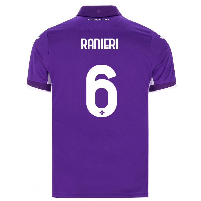 Danxen Kvinnor Luca Ranieri #6 Lila Vit Rosa Hemmatröja Matchtröjor 2026/27 Tröjor T-Tröja