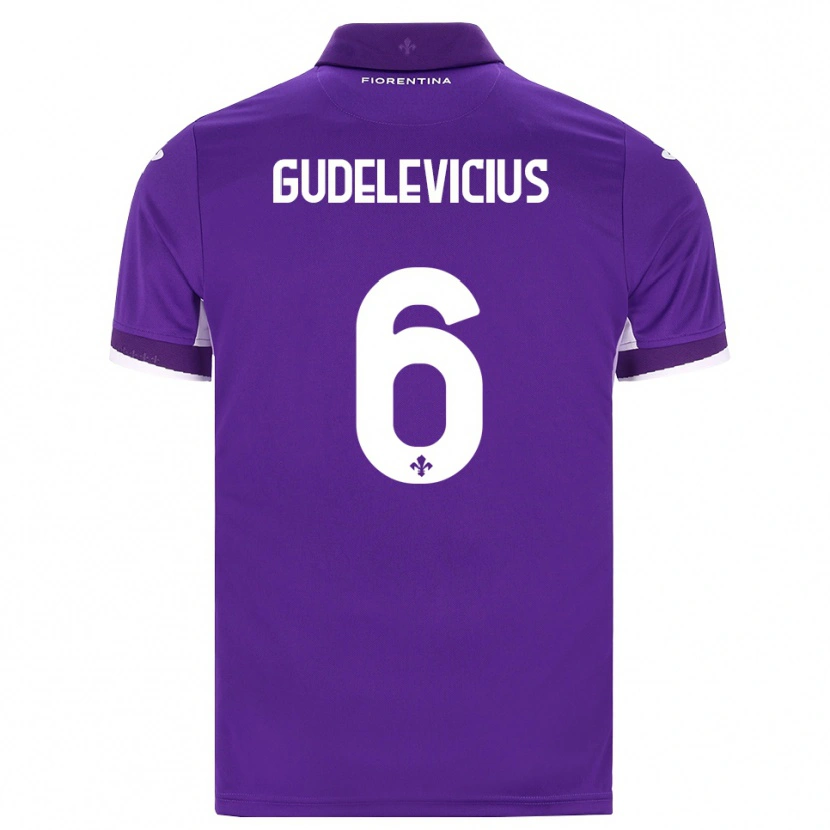 Danxen Kvinnor Ernestas Gudelevicius #6 Lila Vit Rosa Hemmatröja Matchtröjor 2026/27 Tröjor T-Tröja