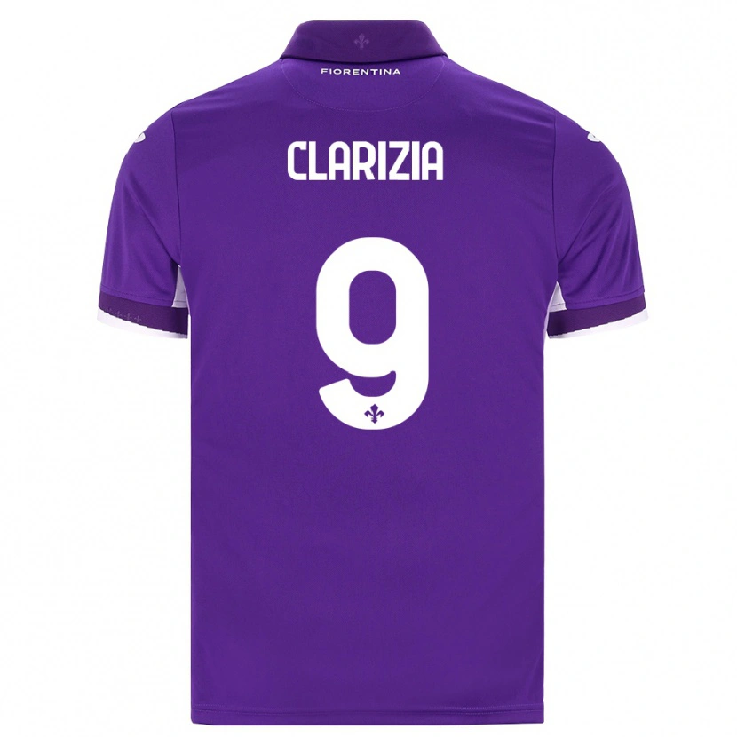 Danxen Kvinnor Leonardo Clarizia #9 Lila Vit Rosa Hemmatröja Matchtröjor 2026/27 Tröjor T-Tröja