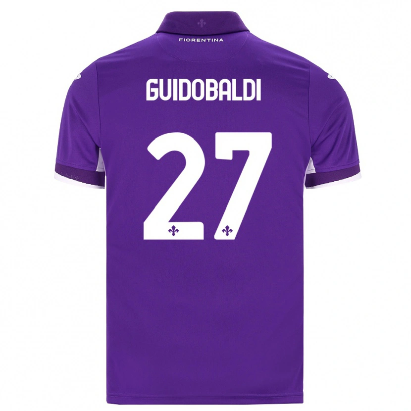 Danxen Kvinnor Filippo Guidobaldi #27 Lila Vit Rosa Hemmatröja Matchtröjor 2026/27 Tröjor T-Tröja