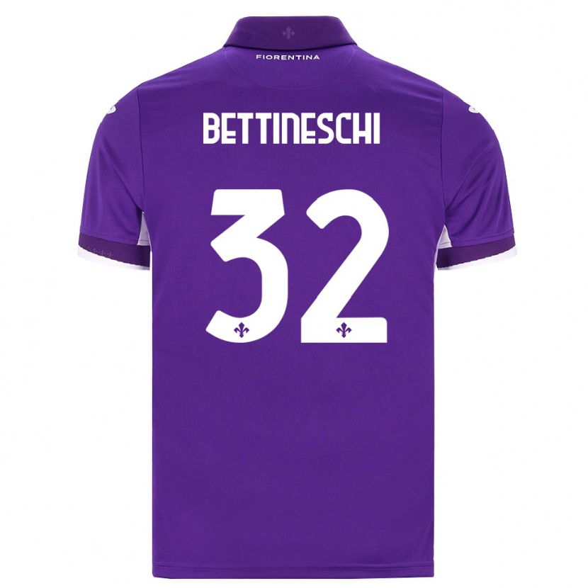 Danxen Kvinnor Giorgia Bettineschi #32 Lila Vit Rosa Hemmatröja Matchtröjor 2026/27 Tröjor T-Tröja