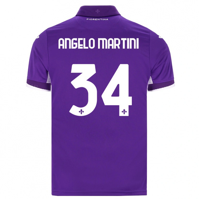 Danxen Kvinnor Angelo Martini #34 Lila Vit Rosa Hemmatröja Matchtröjor 2026/27 Tröjor T-Tröja