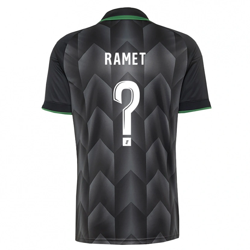 Danxen Kvinnor Simon Ramet #0 Vit Svart Grön Bortatröja Matchtröjor 2026/27 Tröjor T-Tröja
