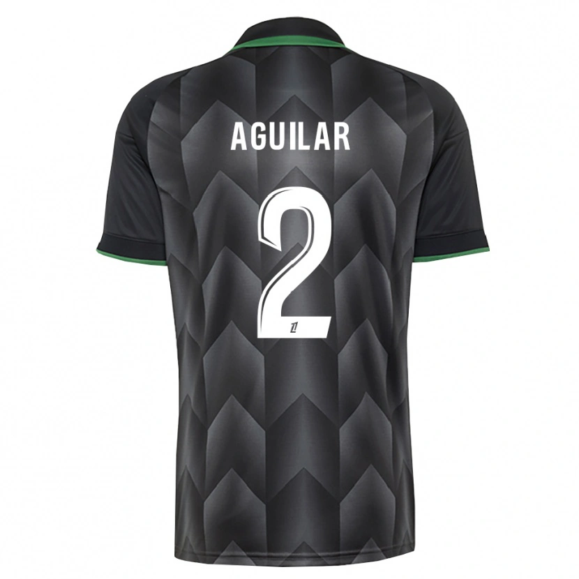 Danxen Kvinnor Ruben Aguilar #2 Vit Svart Grön Bortatröja Matchtröjor 2026/27 Tröjor T-Tröja