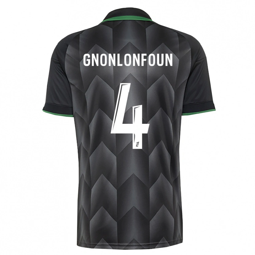 Danxen Kvinnor Madi Gnonlonfoun #4 Vit Svart Grön Bortatröja Matchtröjor 2026/27 Tröjor T-Tröja