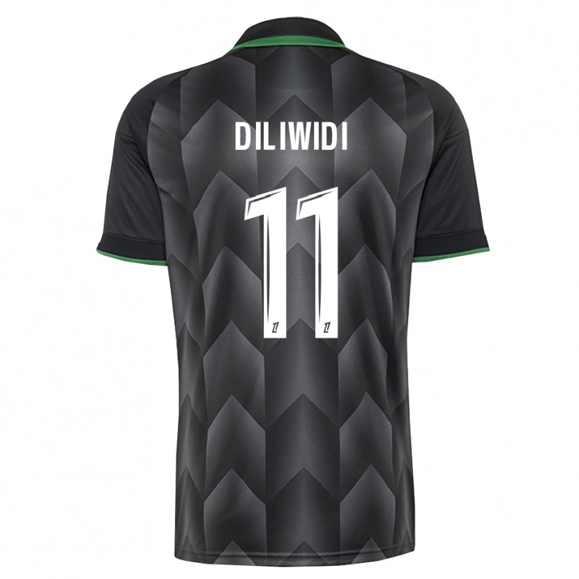 Danxen Kvinnor Kembo Diliwidi #11 Vit Svart Grön Bortatröja Matchtröjor 2026/27 Tröjor T-Tröja