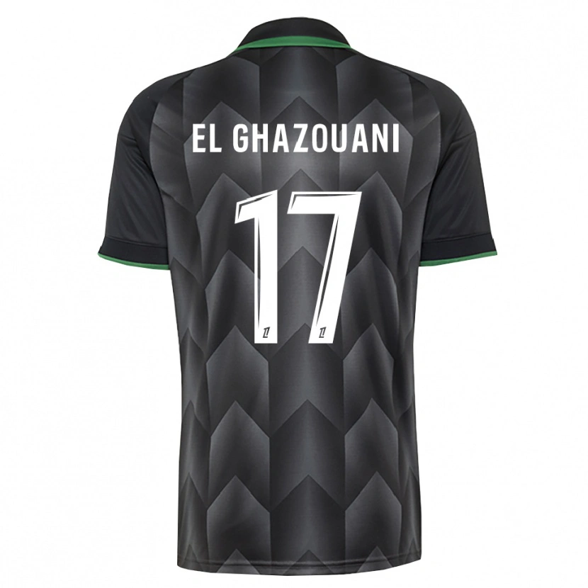 Danxen Kvinnor Fatima El Ghazouani #17 Vit Svart Grön Bortatröja Matchtröjor 2026/27 Tröjor T-Tröja