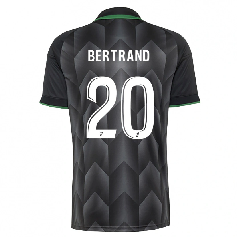 Danxen Kvinnor Clara Bertrand #20 Vit Svart Grön Bortatröja Matchtröjor 2026/27 Tröjor T-Tröja