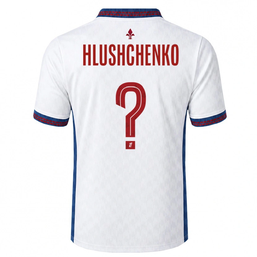 Danxen Kvinnor Inna Hlushchenko #0 Röd Vit Blå Bortatröja Matchtröjor 2026/27 Tröjor T-Tröja