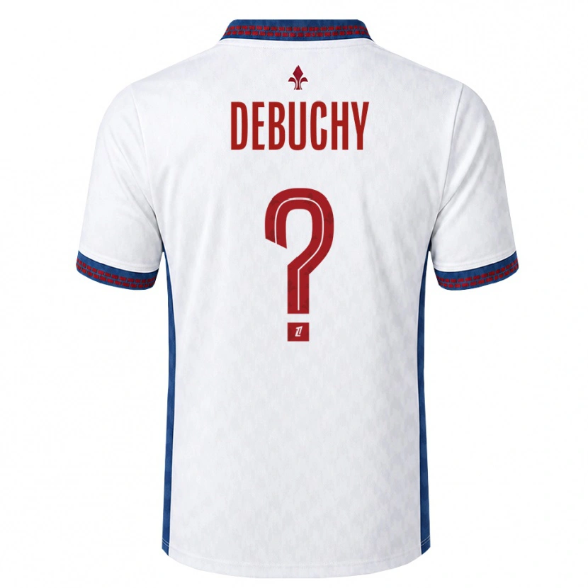 Danxen Kvinnor Lukas Debuchy #0 Röd Vit Blå Bortatröja Matchtröjor 2026/27 Tröjor T-Tröja