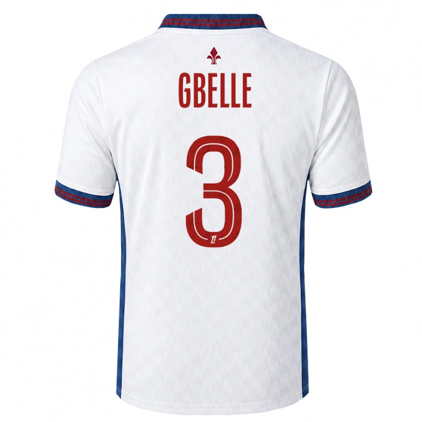 Danxen Kvinnor Arthur Gbelle #3 Röd Vit Blå Bortatröja Matchtröjor 2026/27 Tröjor T-Tröja