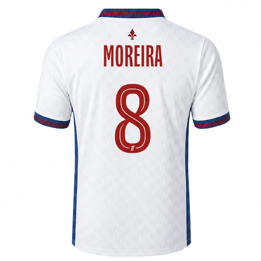 Danxen Kvinnor Keziah Moreira #8 Röd Vit Blå Bortatröja Matchtröjor 2026/27 Tröjor T-Tröja