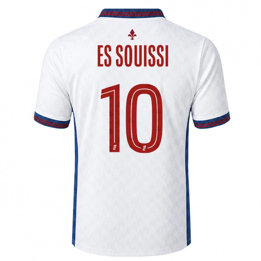 Danxen Kvinnor Yllian Es Souissi #10 Röd Vit Blå Bortatröja Matchtröjor 2026/27 Tröjor T-Tröja