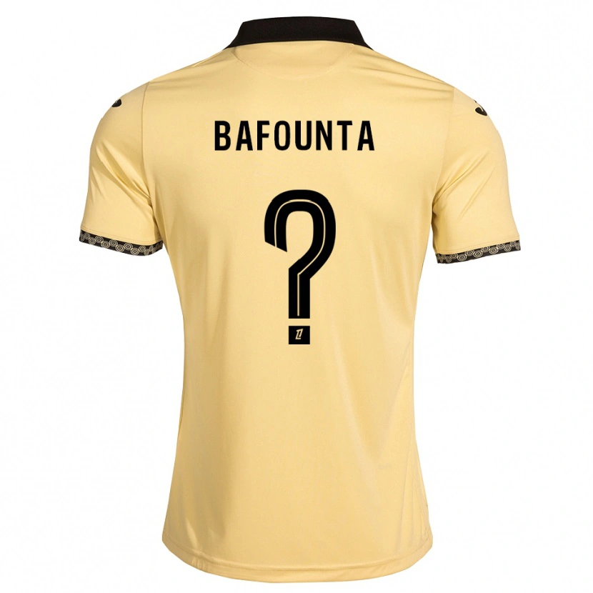 Danxen Kvinnor Kamal Bafounta #0 Navajovit Svart Bortatröja Matchtröjor 2026/27 Tröjor T-Tröja
