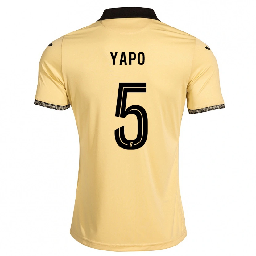 Danxen Kvinnor Ezekiel Yapo #5 Navajovit Svart Bortatröja Matchtröjor 2026/27 Tröjor T-Tröja