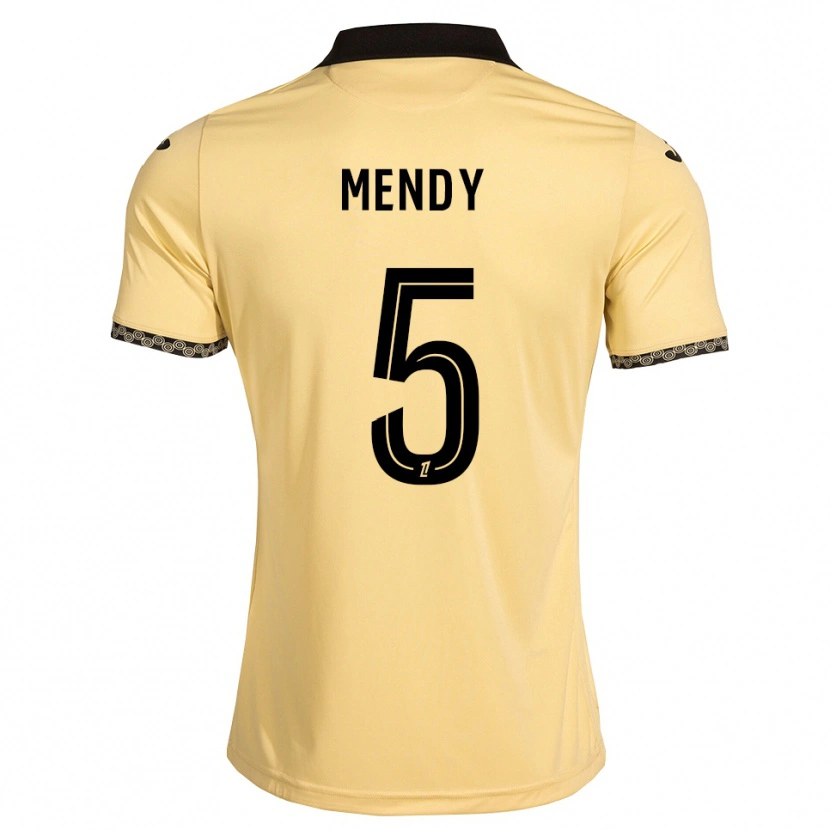 Danxen Kvinnor Benjamin Mendy #5 Navajovit Svart Bortatröja Matchtröjor 2026/27 Tröjor T-Tröja