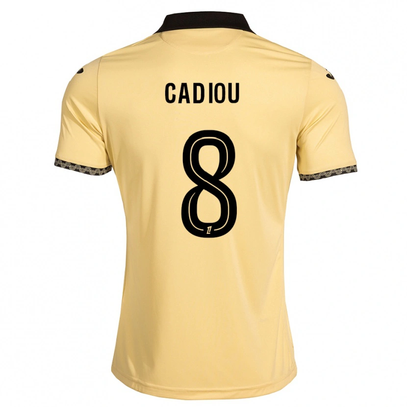 Danxen Kvinnor Noah Cadiou #8 Navajovit Svart Bortatröja Matchtröjor 2026/27 Tröjor T-Tröja