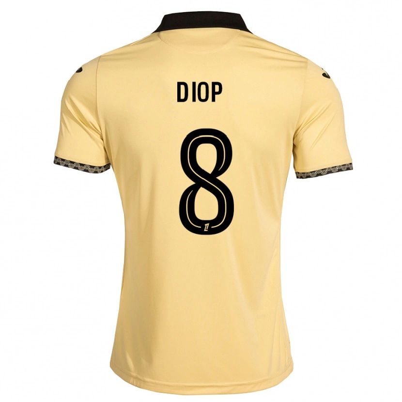 Danxen Kvinnor Samba Diop #8 Navajovit Svart Bortatröja Matchtröjor 2026/27 Tröjor T-Tröja