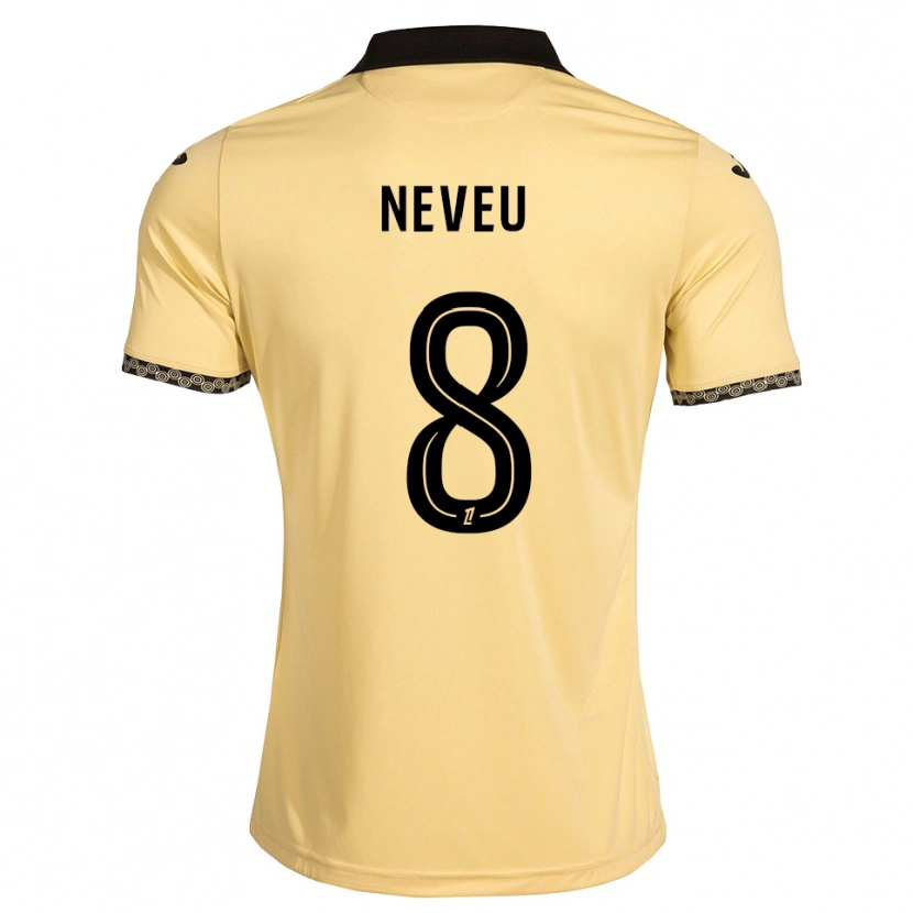 Danxen Kvinnor Tom Neveu #8 Navajovit Svart Bortatröja Matchtröjor 2026/27 Tröjor T-Tröja
