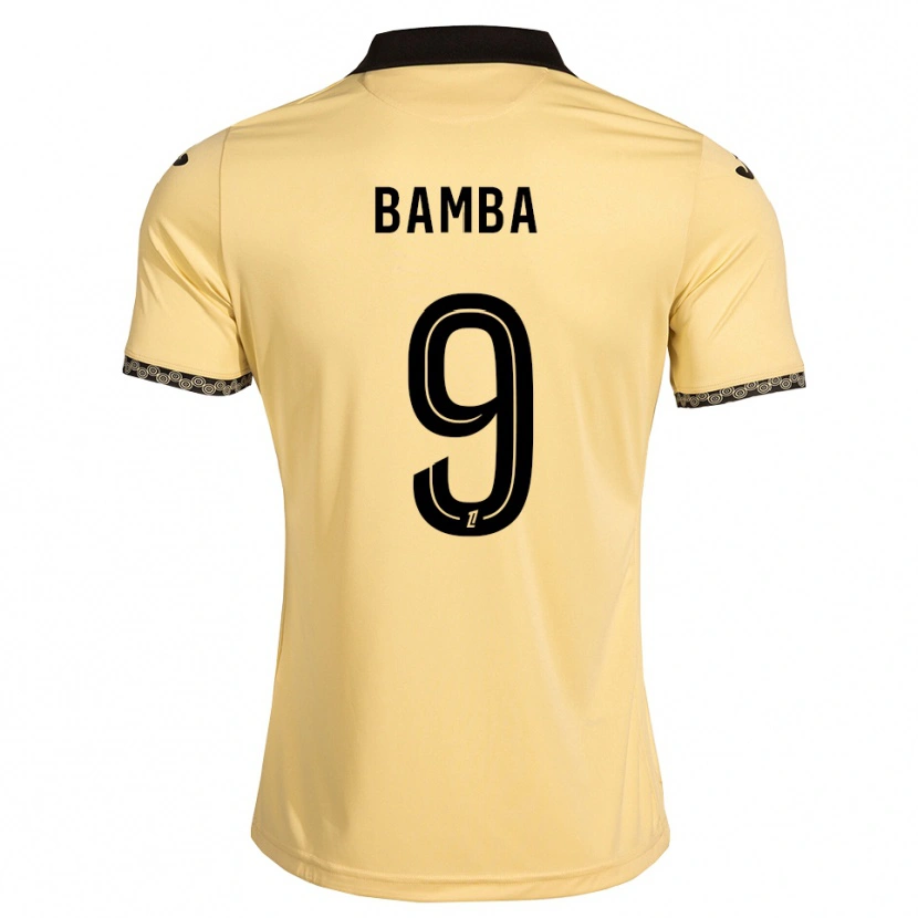Danxen Kvinnor Mohamed Bamba #9 Navajovit Svart Bortatröja Matchtröjor 2026/27 Tröjor T-Tröja