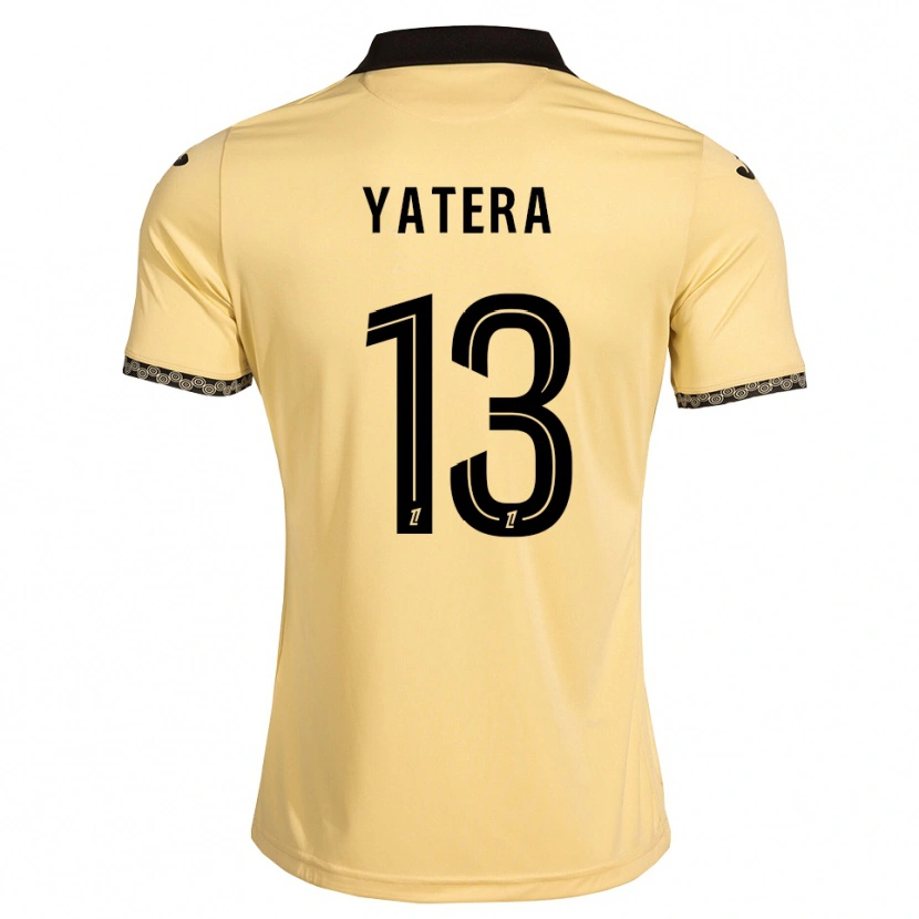 Danxen Kvinnor Demba Yatera #13 Navajovit Svart Bortatröja Matchtröjor 2026/27 Tröjor T-Tröja