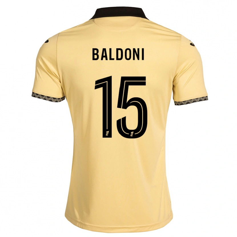 Danxen Kvinnor Sohan Baldoni #15 Navajovit Svart Bortatröja Matchtröjor 2026/27 Tröjor T-Tröja