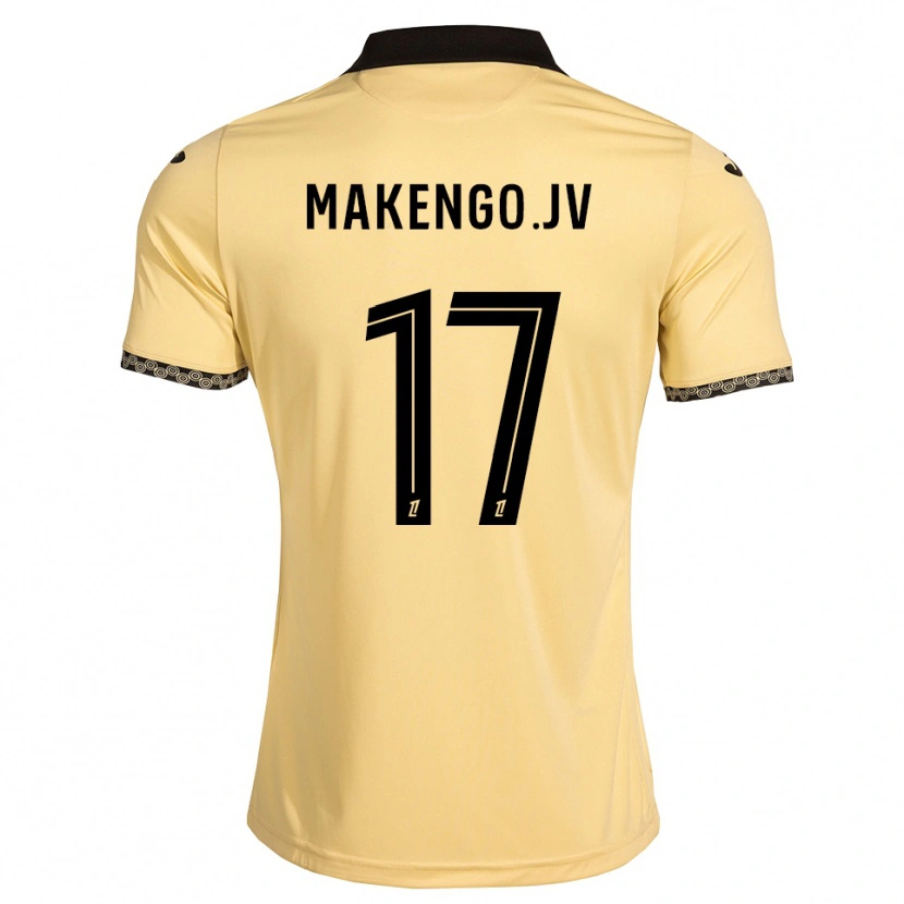 Danxen Kvinnor Jean-Victor Makengo #17 Navajovit Svart Bortatröja Matchtröjor 2026/27 Tröjor T-Tröja