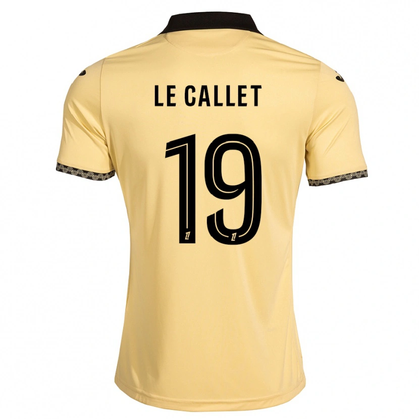 Danxen Kvinnor Tiago Le Callet #19 Navajovit Svart Bortatröja Matchtröjor 2026/27 Tröjor T-Tröja