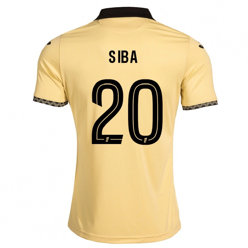 Danxen Kvinnor Stevan Siba #20 Navajovit Svart Bortatröja Matchtröjor 2026/27 Tröjor T-Tröja
