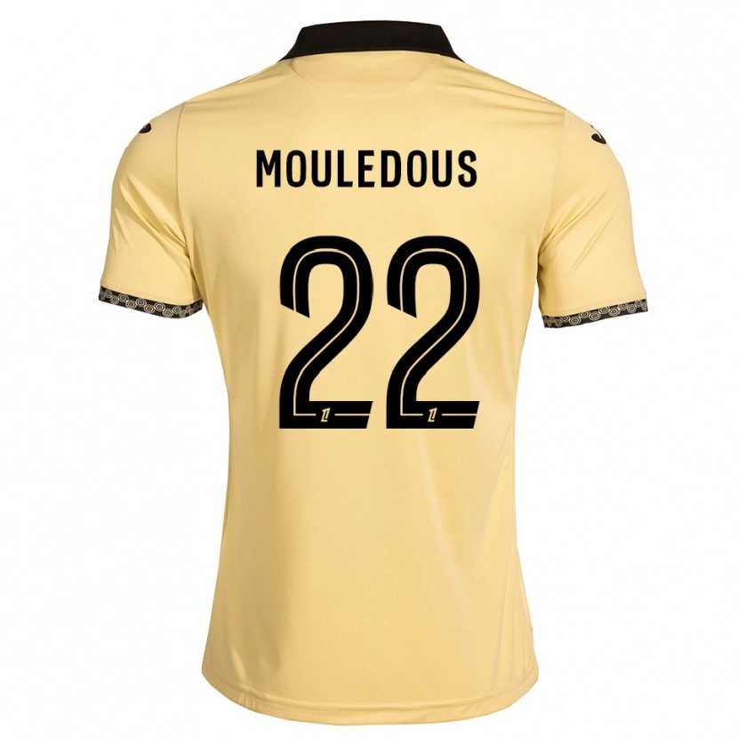 Danxen Kvinnor Antton Mouledous #22 Navajovit Svart Bortatröja Matchtröjor 2026/27 Tröjor T-Tröja