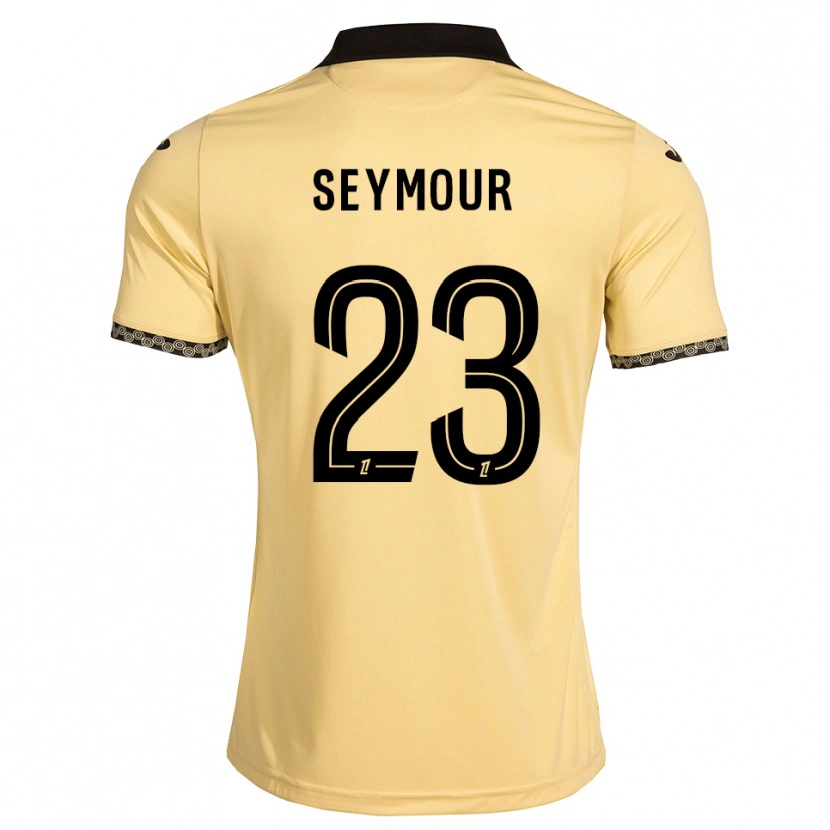 Danxen Kvinnor Brice Seymour #23 Navajovit Svart Bortatröja Matchtröjor 2026/27 Tröjor T-Tröja