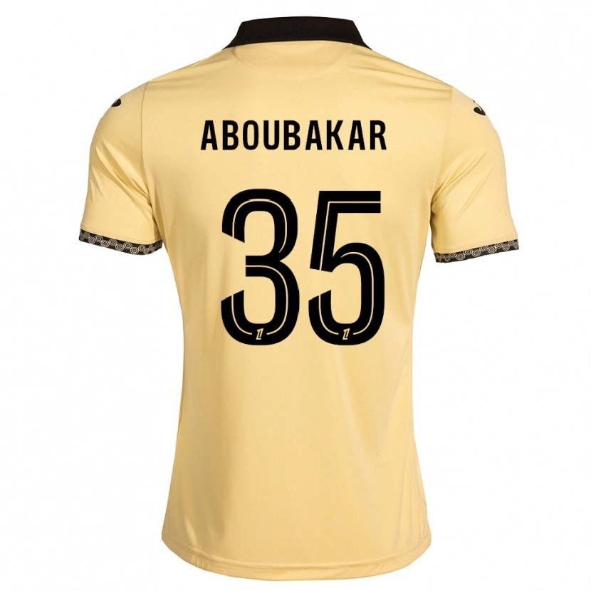 Danxen Kvinnor Siddick Aboubakar #35 Navajovit Svart Bortatröja Matchtröjor 2026/27 Tröjor T-Tröja