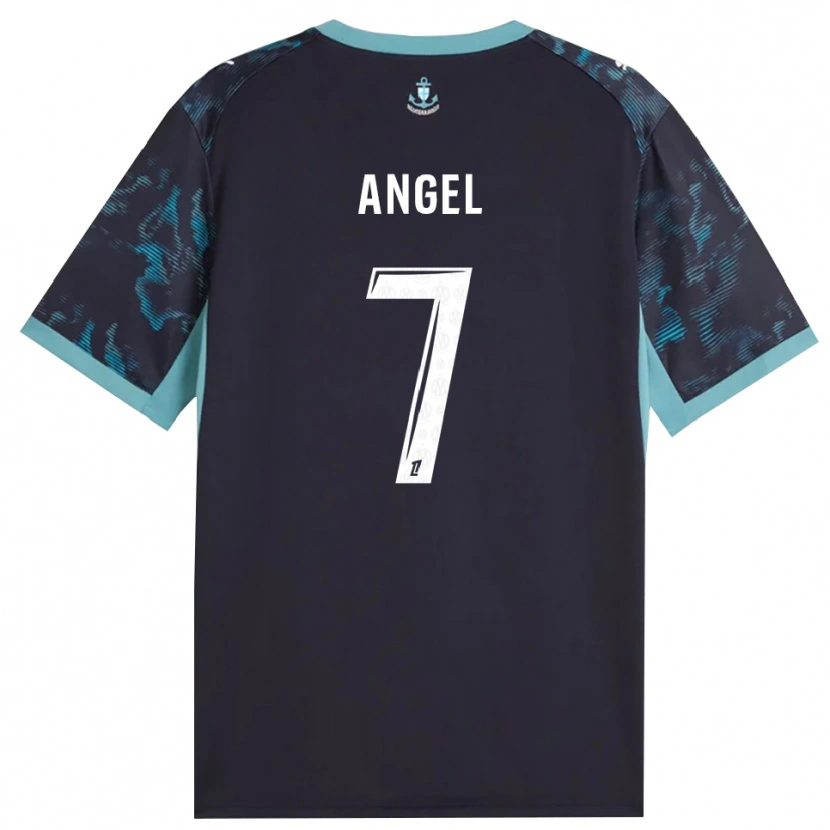 Danxen Kvinnor Angel Gomes #7 Ljus Turkos Vit Svart Bortatröja Matchtröjor 2026/27 Tröjor T-Tröja