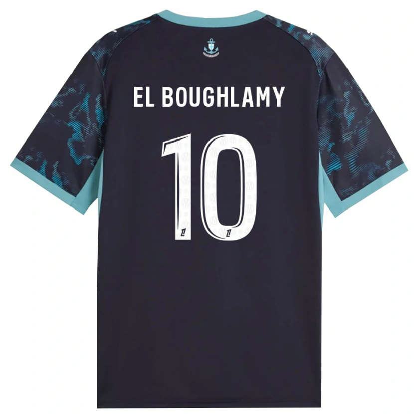 Danxen Kvinnor Adam El Boughlamy #10 Ljus Turkos Vit Svart Bortatröja Matchtröjor 2026/27 Tröjor T-Tröja