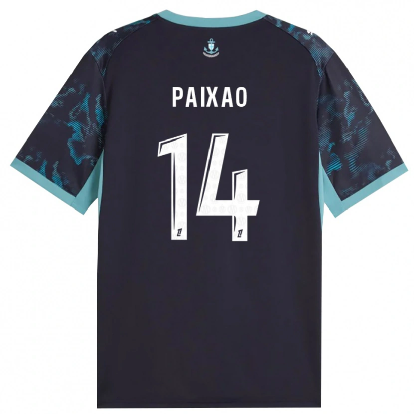 Danxen Kvinnor Igor Paixão #14 Ljus Turkos Vit Svart Bortatröja Matchtröjor 2026/27 Tröjor T-Tröja